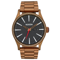 Nixon Sentry Stainless Steel Bronze Black Watch