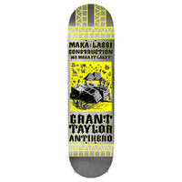Anti Hero Grant Makalassi Construction Silver DBX 8.5 Skateboard Deck