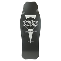 Hosoi OG Hammerhead Matte Black Silver Skateboard Deck