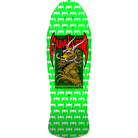 Powell Peralta Steve Caballero Cab Street Dragon Green White 9.625 Skateboard Deck