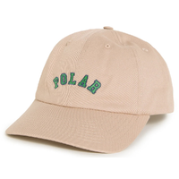 Polar Skate Co Sai College Logo Ecru Hat
