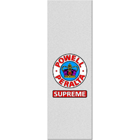 Powell Peralta Supreme Clear 10.5 x 33 Skateboard Grip Tape Sheet