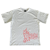 Tourism LTD Leopard Print White Pink T-Shirt