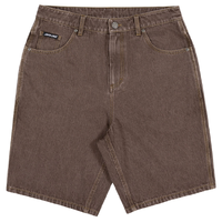 Santa Cruz Dead Diners Arch Brown Jean Shorts