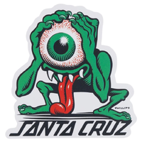 Santa Cruz Eyegore Strip Matte Light Green Sticker