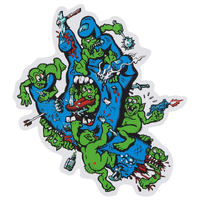 Santa Cruz Gremlin Patrol Matte Blue Sticker