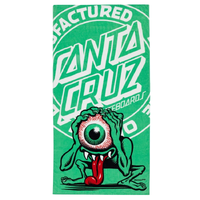 Santa Cruz Eyegore Light Green Towel