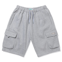 Ichpig Fleece Grey Marle Cargo Shorts