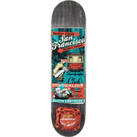 Anti Hero Motel 18 Kanfoush Black 8.12 Skateboard Deck