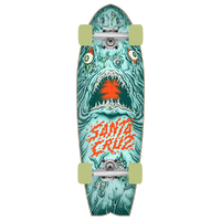 Santa Cruz Dead Shark 27.7 Shaped Cruiser Skateboard
