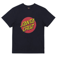 Santa Cruz Classic Dot Puff Black Youth T-Shirt