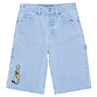 Santa Cruz Opus Grip Dot Carpenter Bleached Denim Youth Shorts
