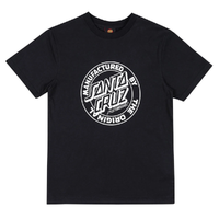 Santa Cruz MFG Dot Front Black Youth T-Shirt