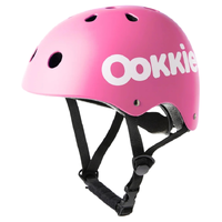 Ookkie Kids Pink Certified Helmet