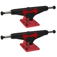 Independent Stage 11 Splatter Span Black Ano Red Set Of 2 Skateboard Trucks