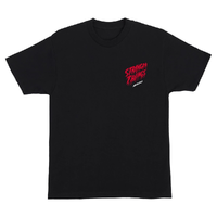 Santa Cruz X Stranger Things Eddie Slasher Black T-Shirt
