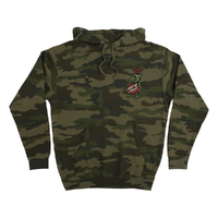 Santa Cruz X Stranger Things Demogorgon Dot Forest Camo Hoodie