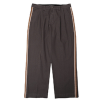 Passport Herringbone Leagues Club Stripe Dark Brown Pants