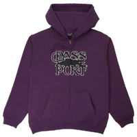 Passport Slinkin Eggplant Zip Hoodie