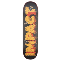 Impact XPU Lite Orange Drip Twin 8.25 Skateboard Deck