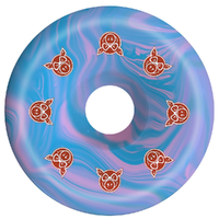 Pig Conical Swirl Purple 99A 53mm Skateboard Wheels