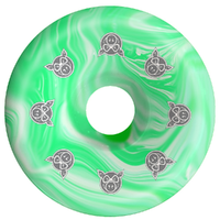 Pig Conical Swirl Green 99A 55mm Skateboard Wheels