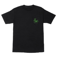 Creature 9 To 5 Heavyweight Black Pocket T-Shirt