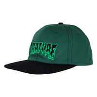 Creature Hesher Flame Green Snapback Hat