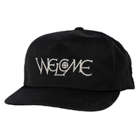Welcome Skateboards Chisel Black Silver Hat
