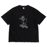 Ichpig Sketchy Duck Black T-Shirt