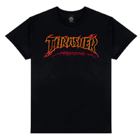 Thrasher Cracked Black T-Shirt