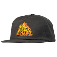 Spitfire Hellfire Charcoal Snapback Hat