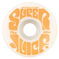 Oj Super Juice White 78A 60mm Skateboard Wheels