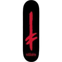 Deathwish Gang Spray Black Red 8.0 Skateboard Deck