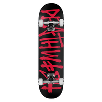 Deathwish Deathspray Black Red 8.25 Complete Skateboard