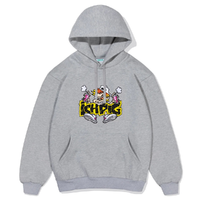 Ichpig Aeroboy Pullcord Grey Marle Hoodie