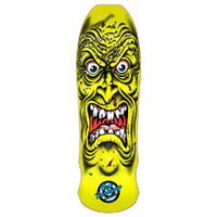 Santa Cruz Roskopp Face Neon Yellow Reissue 9.5 Skateboard Deck