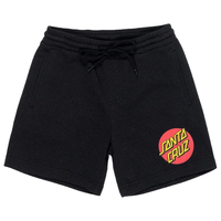 Santa Cruz Classic Dot Black Youth Track Shorts