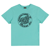 Santa Cruz MFG Dot Front Teal Youth T-Shirt