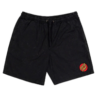 Santa Cruz Classic Dot Cruzier Black Beach Shorts