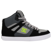 DC Pure High Top WC Grey Black Mens Skate Shoes
