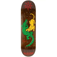 Welcome Swamp Fight On Popsicle Brown 8.5 Skateboard Deck