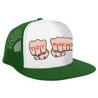 Toy Machine Fists Green Mesh Trucker Hat