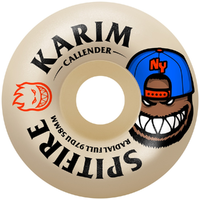 Spitfire Burn Squad Karim Callender Radial Full F4 97D 58mm Skateboard Wheels