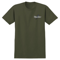 Thunder Truck Co Bolt Script Military Green T-Shirt