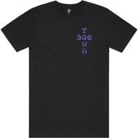 Dogtown Purple Logo Black T-Shirt