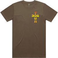 Dogtown Rasta Logo Walnut T-Shirt