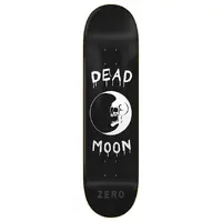 Zero Dead Moon Black White 8.25 Skateboard Deck Slightly Scuffed