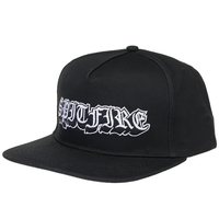 Spitfire Old E Drop Black White Snapback Hat