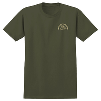 Anti Hero Clubhouse Ringspun Olive Cream T-Shirt